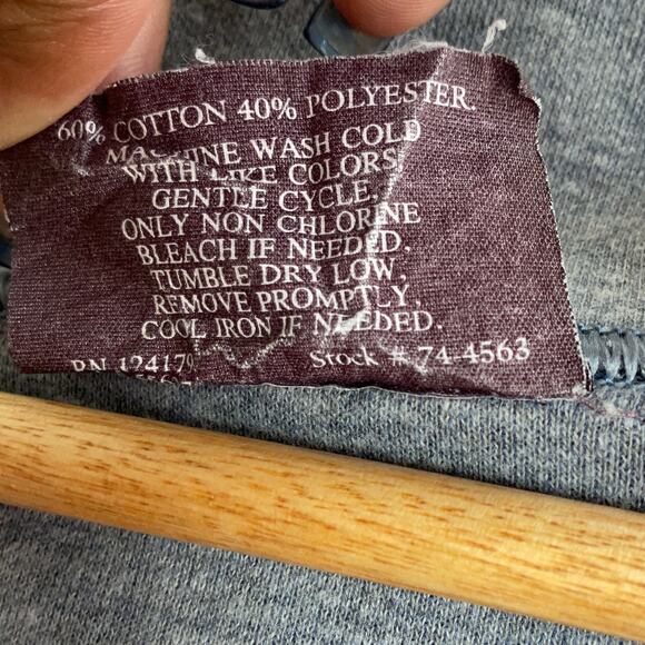 Johnston & Murphy Reversible Blue/Gray 1/4 Zip Preppy Mens XXL Pullover - Picture 5 of 9